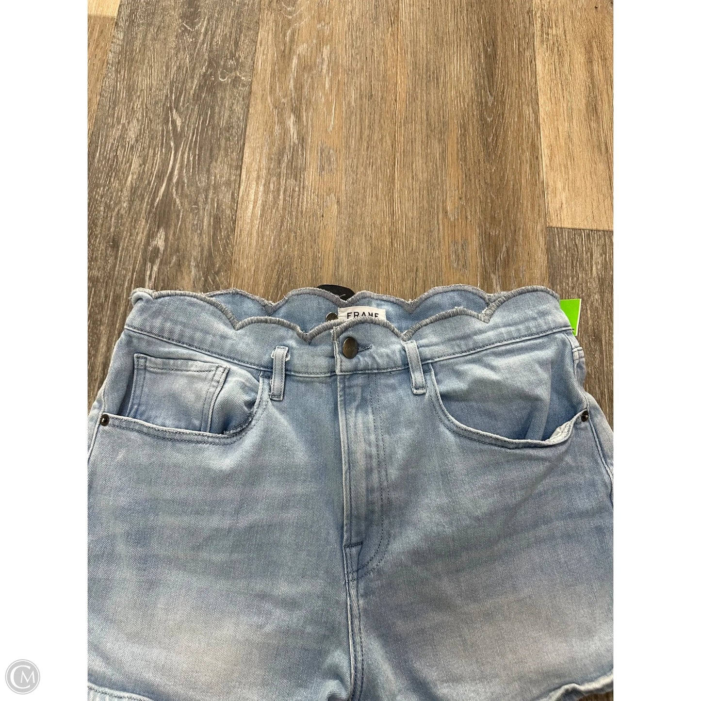 Shorts By Frame In Blue Denim, Size: 10/30