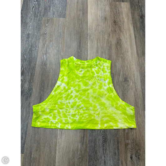 Athletic Tank Top By Lululemon In Tie Dye Print, Size: M
