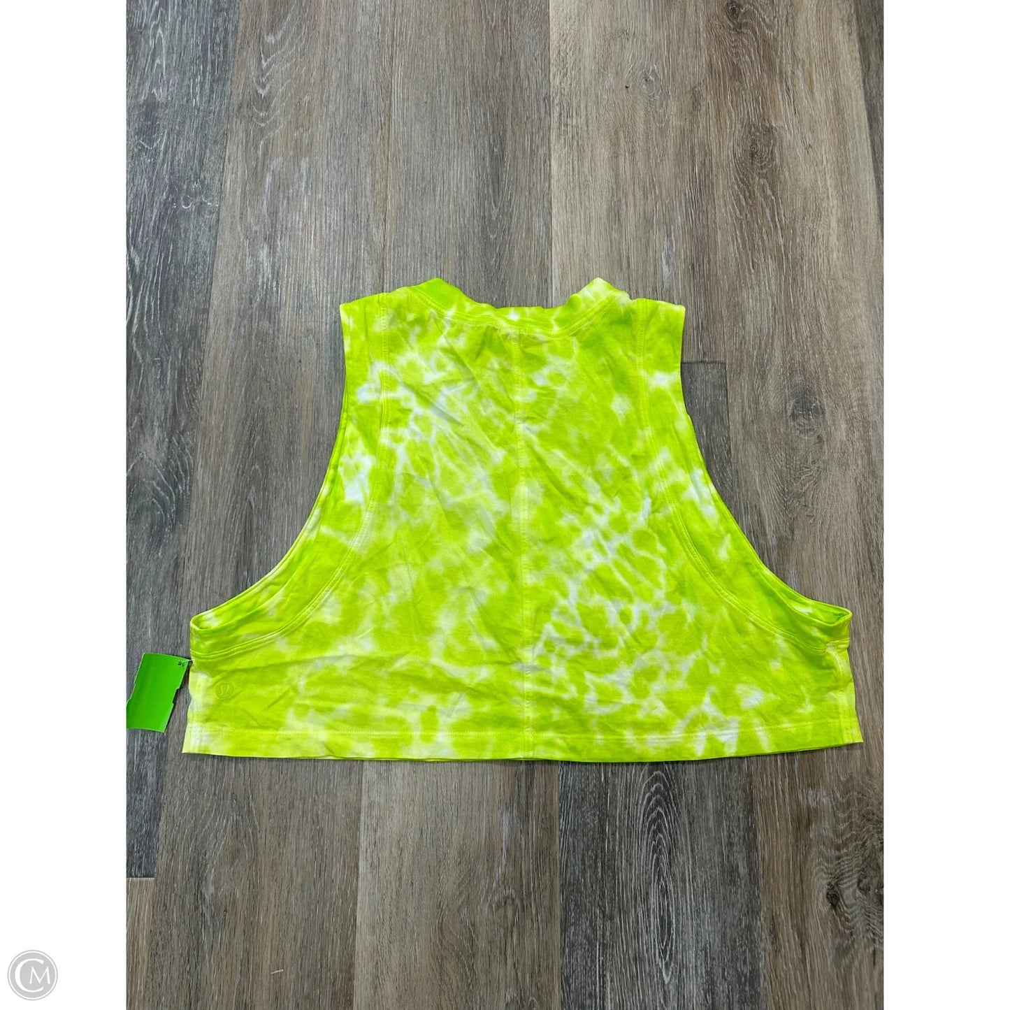 Athletic Tank Top By Lululemon In Tie Dye Print, Size: M