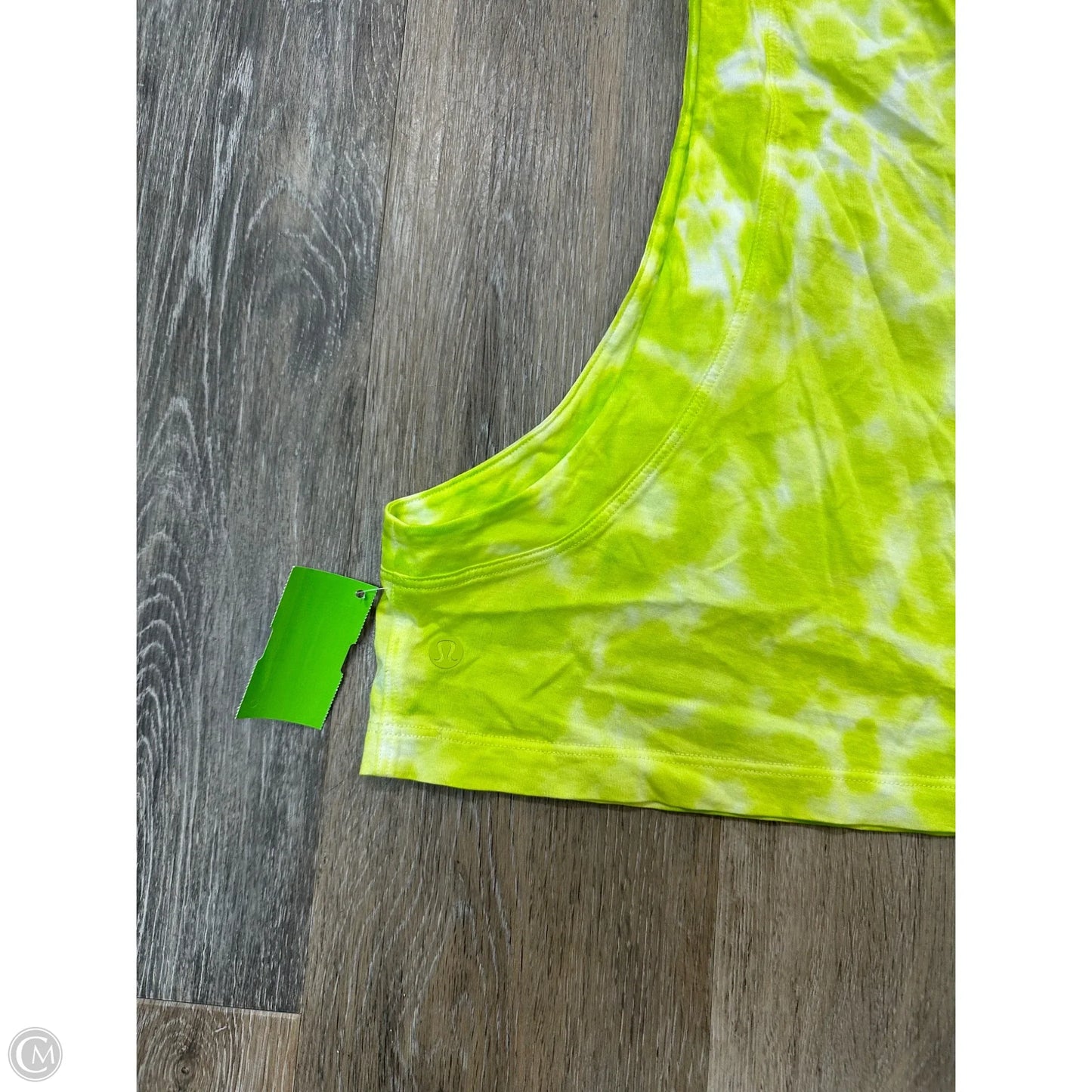 Athletic Tank Top By Lululemon In Tie Dye Print, Size: M