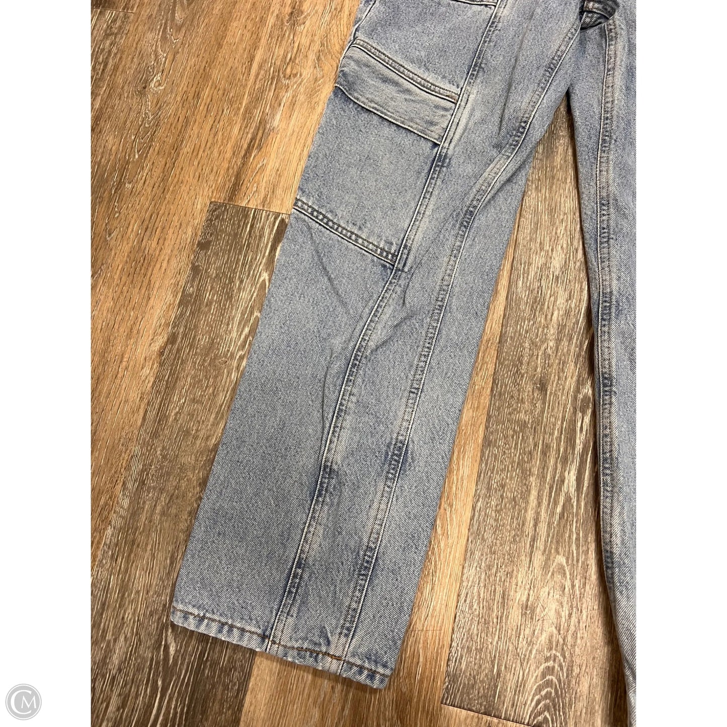 Jeans Straight By Agolde In Blue Denim, Size: 2/26