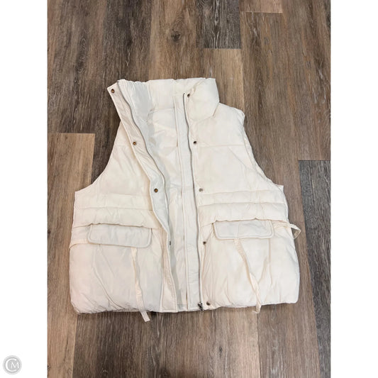 Vest Puffer & Quilted By Hyfve In White, Size: M