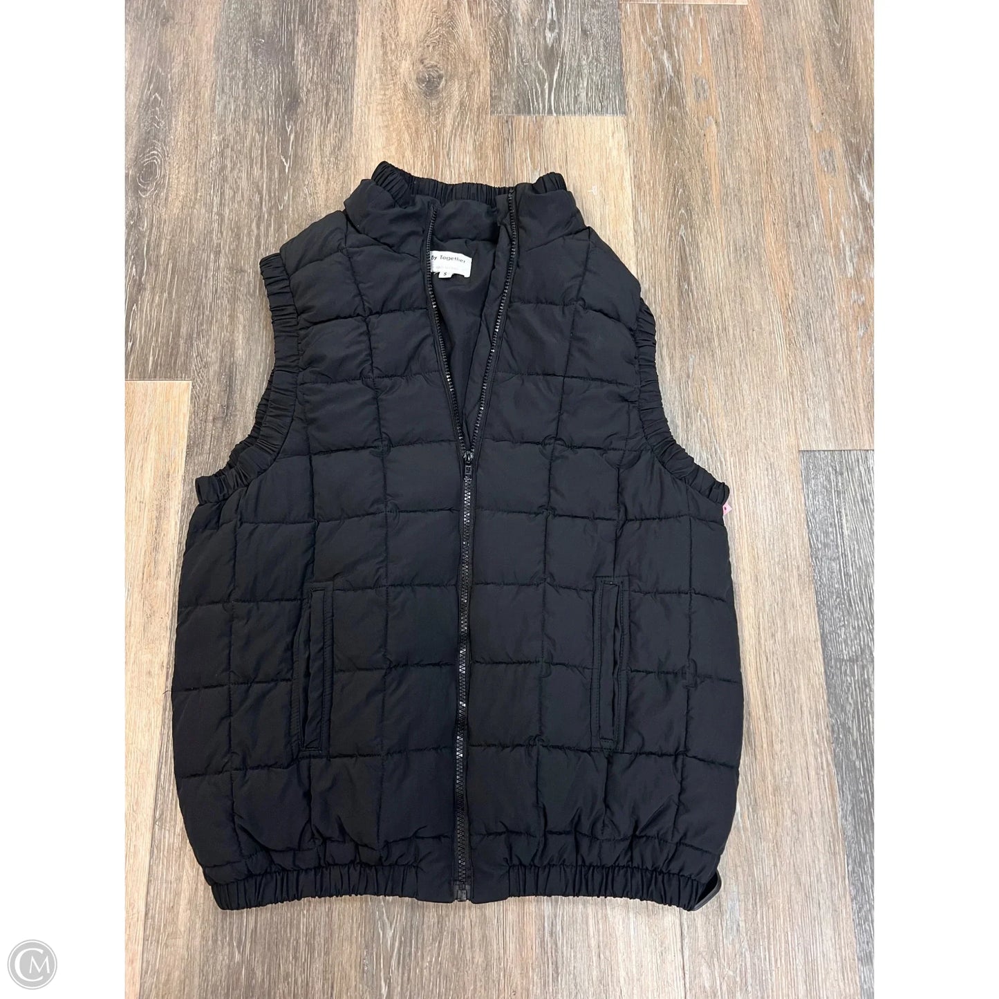 Vest Puffer & Quilted By By Together In Black, Size: S