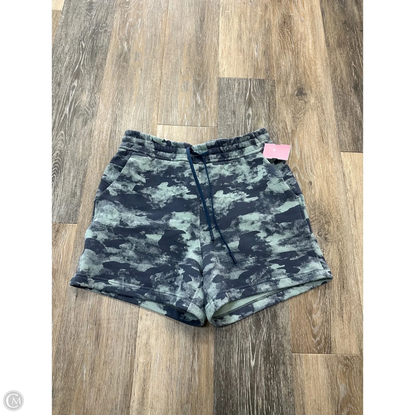 Athletic Shorts By Lululemon In Blue & Green, Size: 6