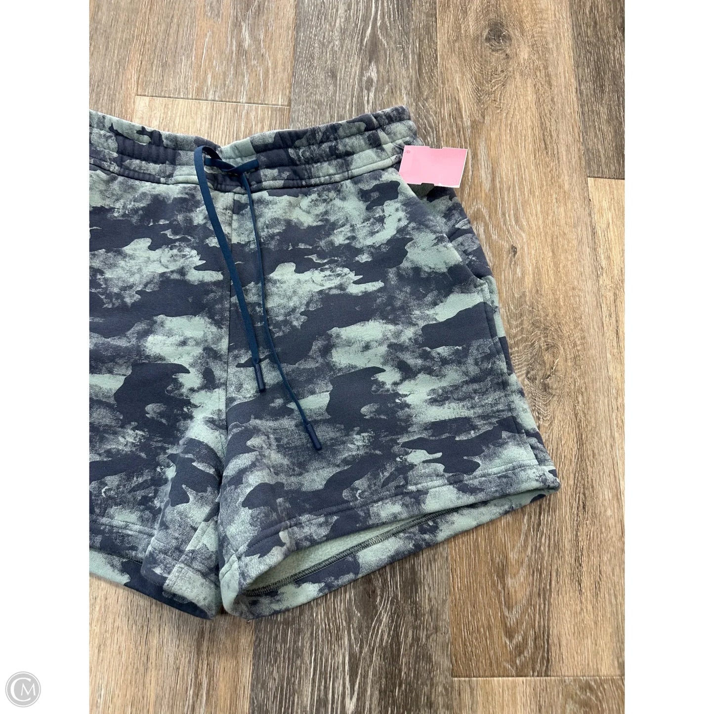 Athletic Shorts By Lululemon In Blue & Green, Size: 6