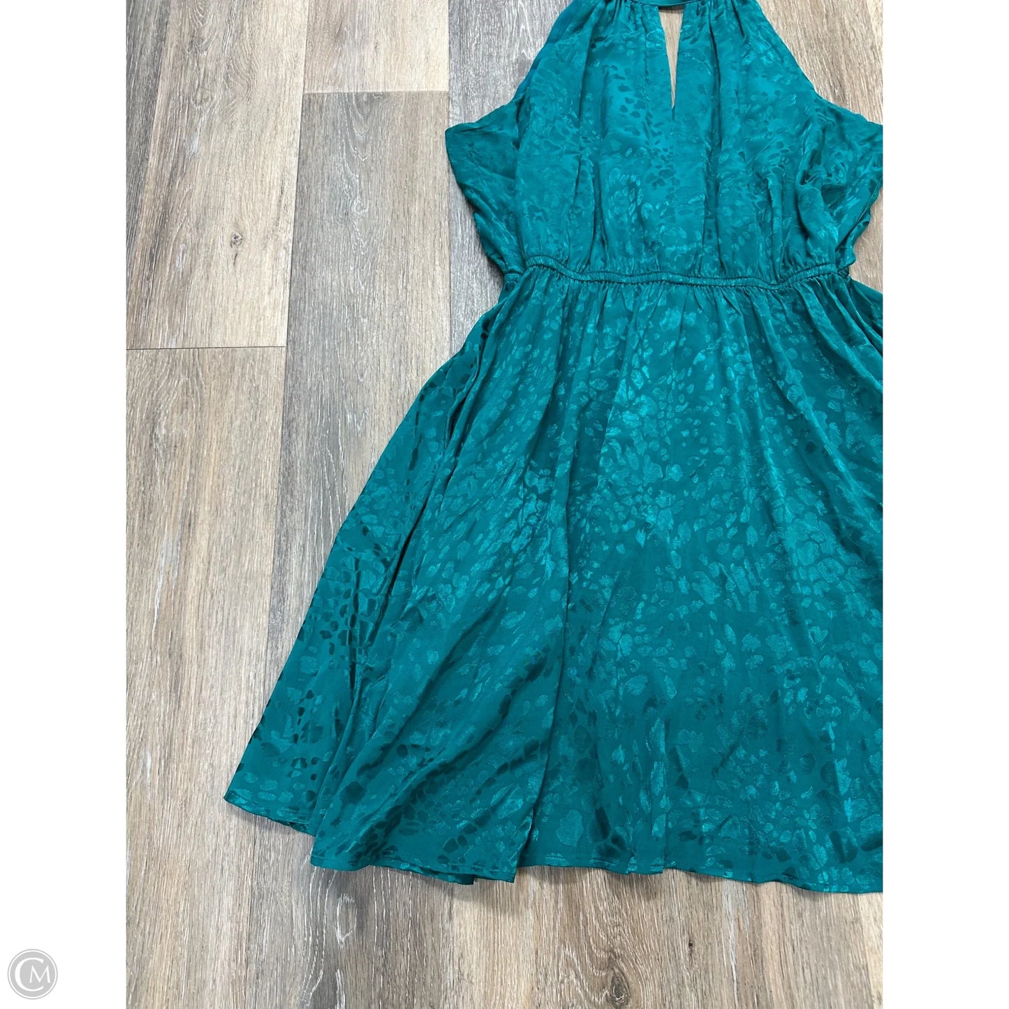 Dress Casual Short By Anthropologie In Teal, Size: L