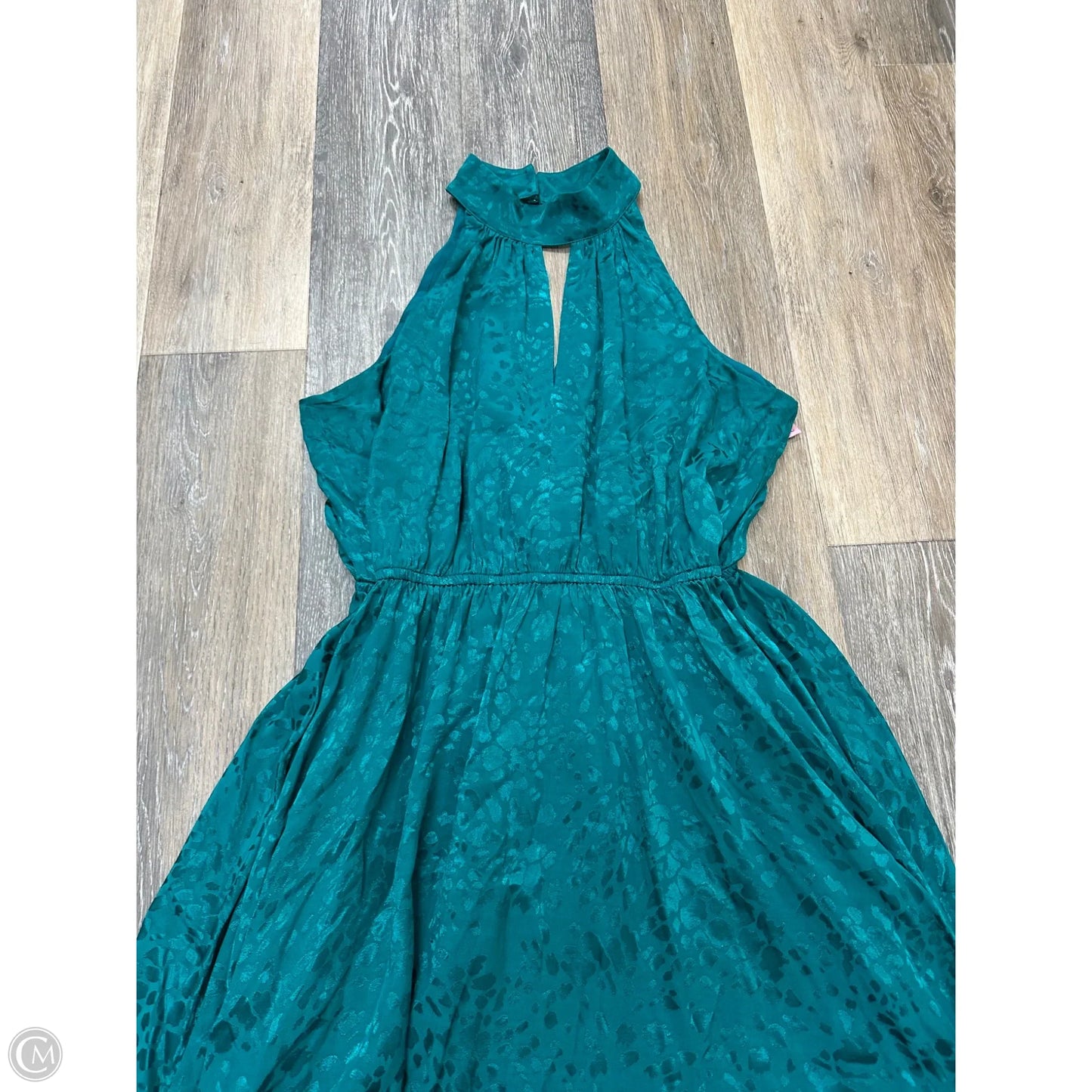 Dress Casual Short By Anthropologie In Teal, Size: L