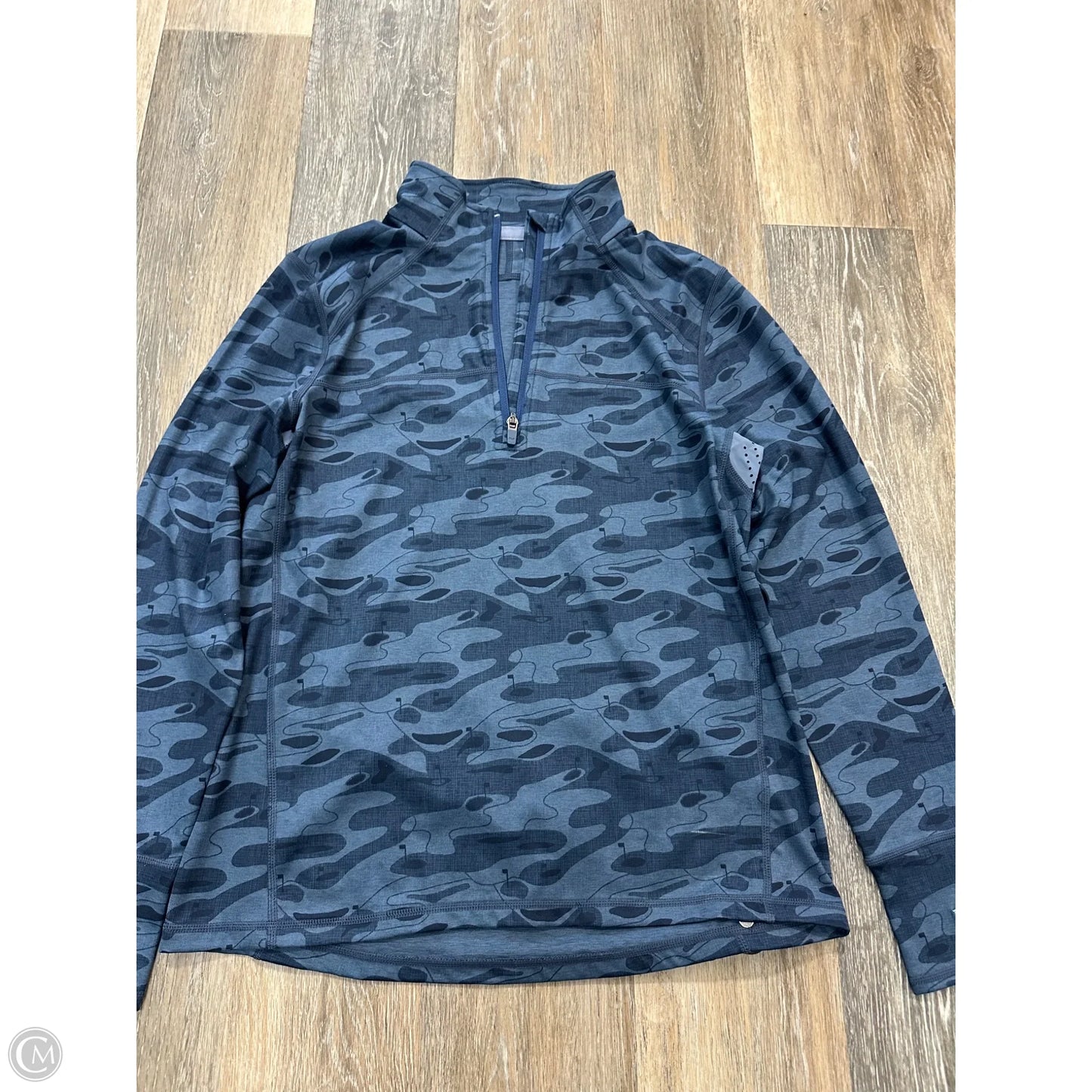 Athletic Top Long Sleeve Collar By Vineyard Vines In Blue, Size: S
