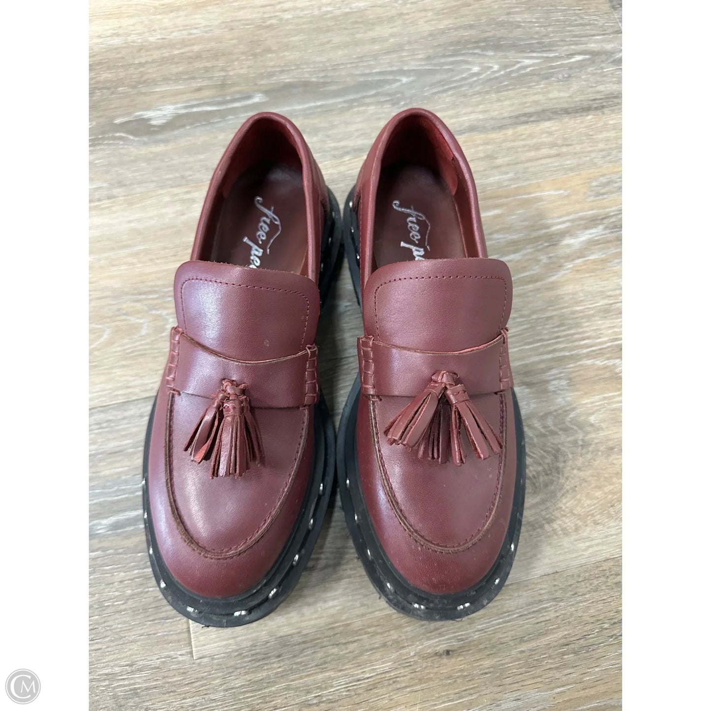 Shoes Flats By Free People In Maroon, Size: 7.5