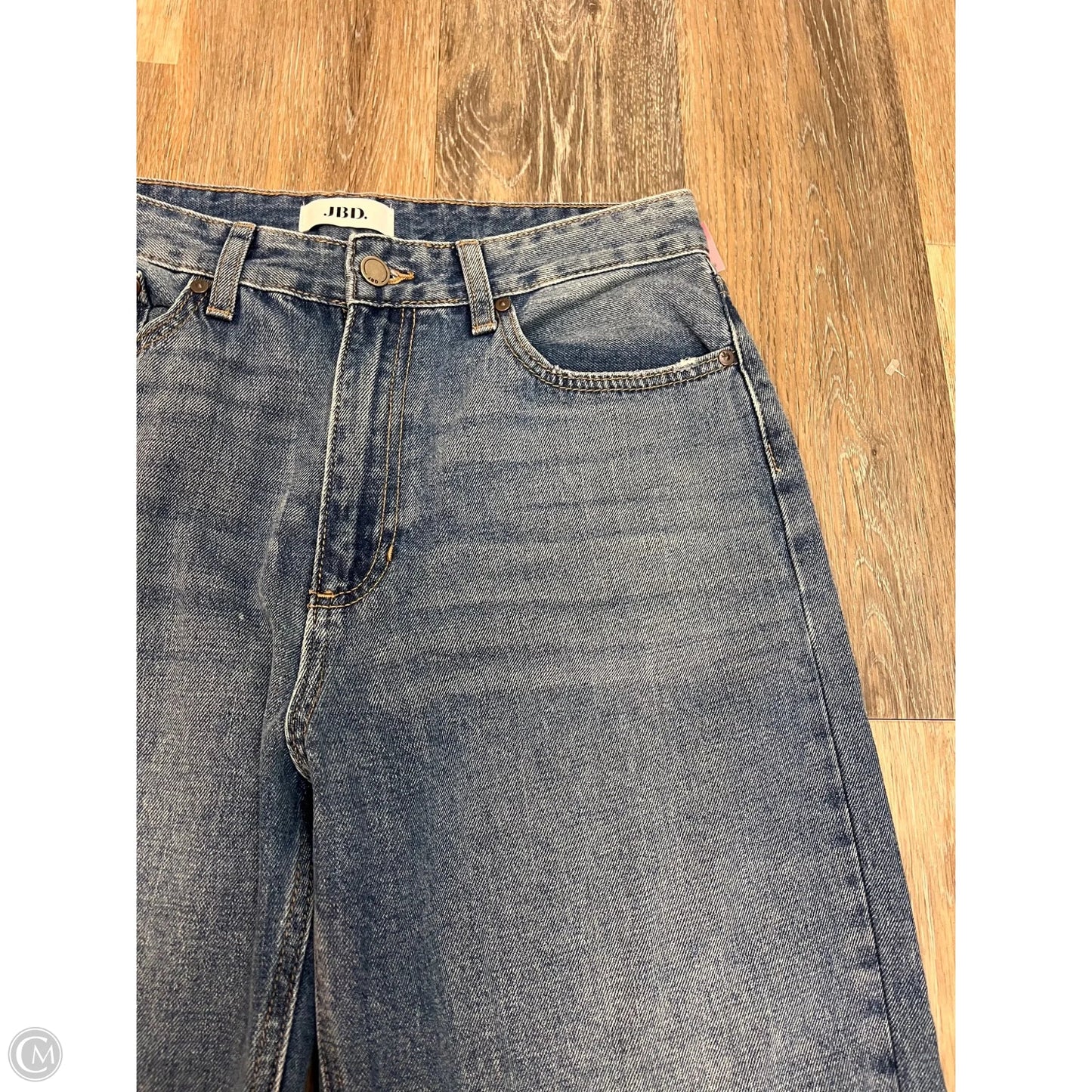 Jeans Straight By Just Black In Blue Denim, Size: 10