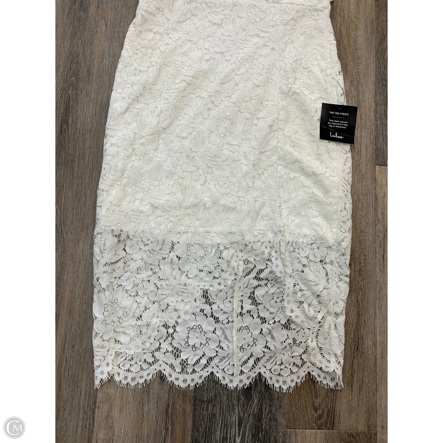 Dress Party Midi By Lulus In White, Size: M