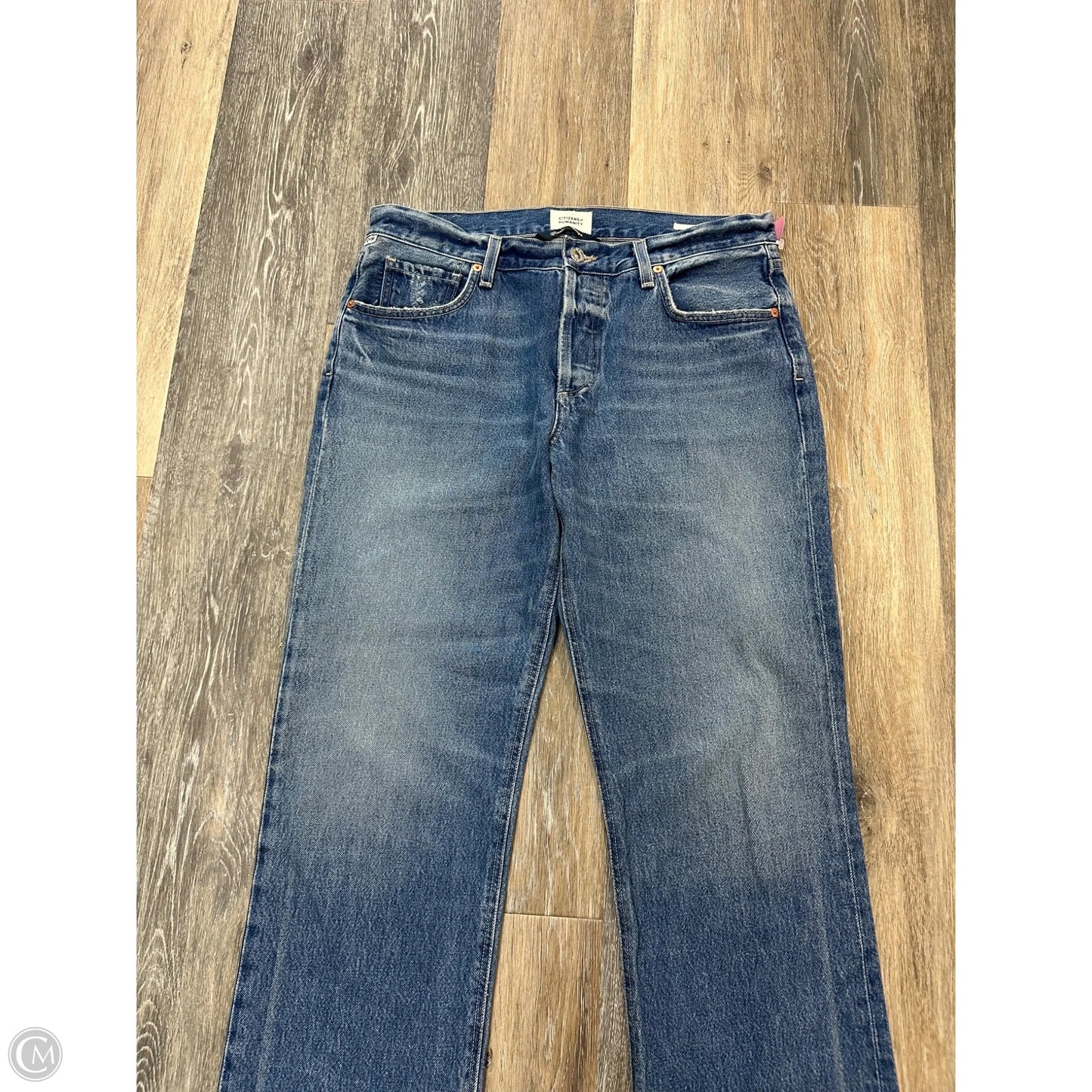 Jeans Straight By Citizens Of Humanity In Blue Denim, Size: 6