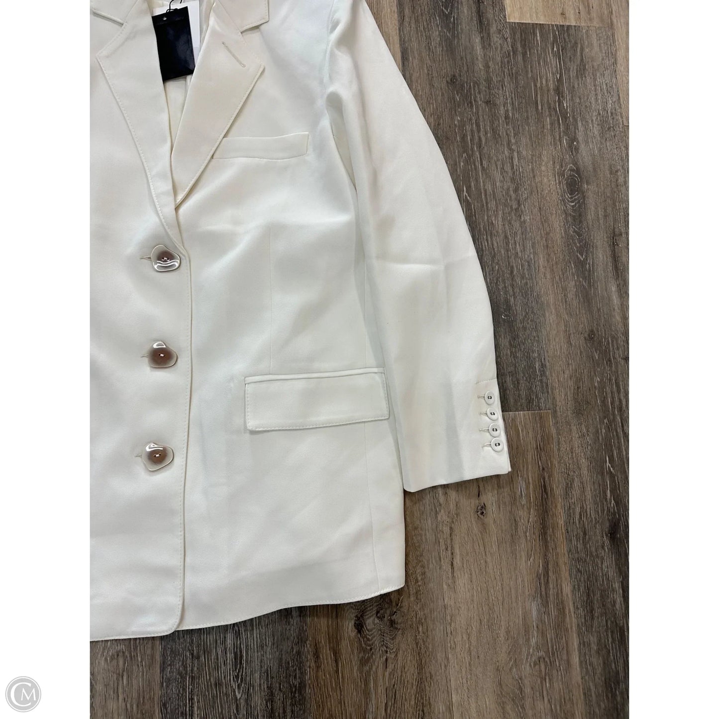 Blazer By Aje In White, Size: 2