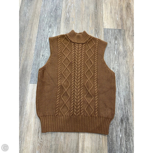 Sweater Short Sleeve By Varley In Brown, Size: Xs