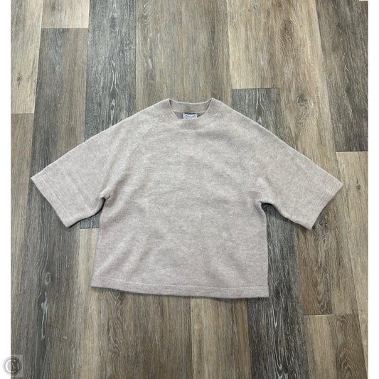 Sweater Short Sleeve By Atelier & Other Stories In Beige, Size: Xs