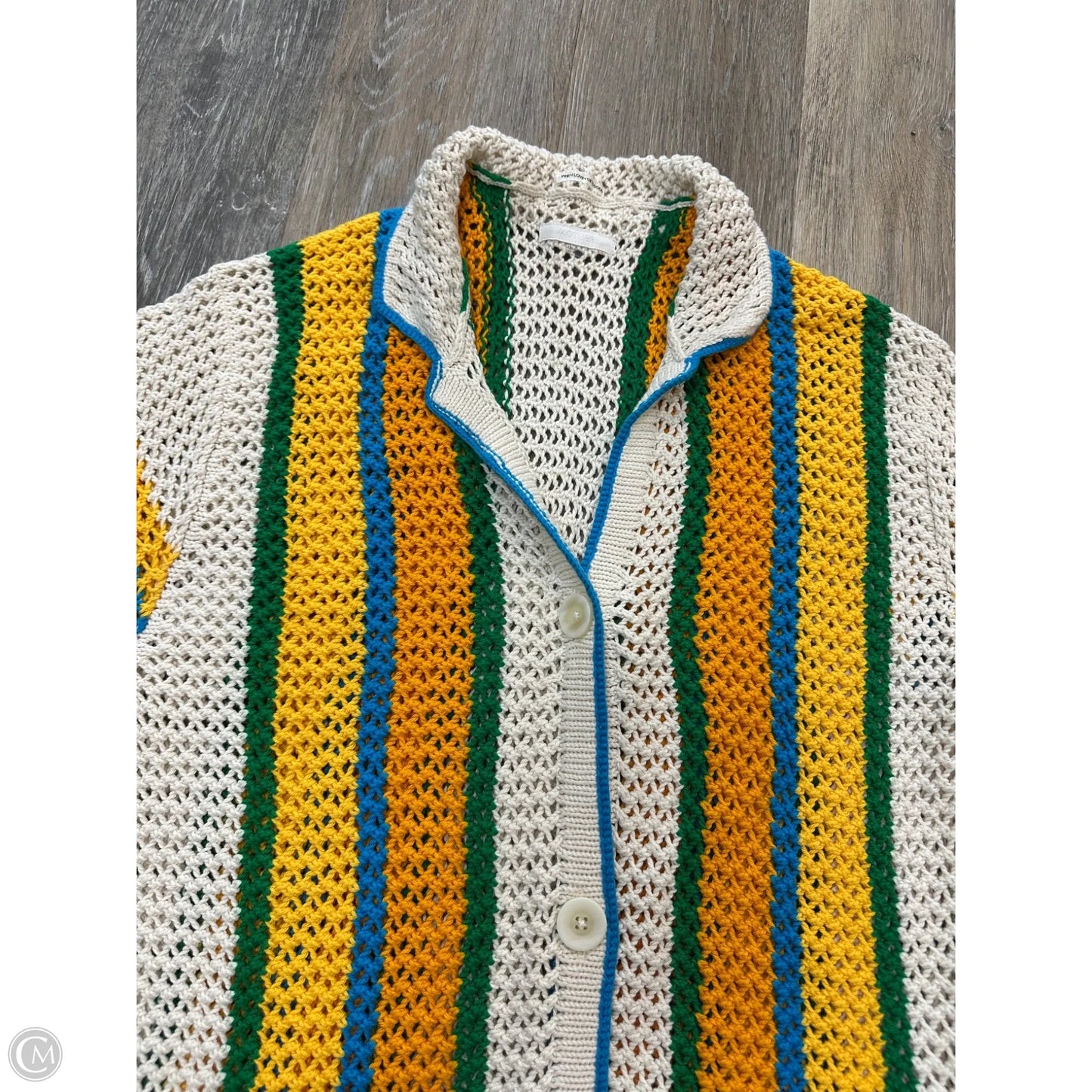 Sweater Designer By Mother In Multi-colored, Size: Xs