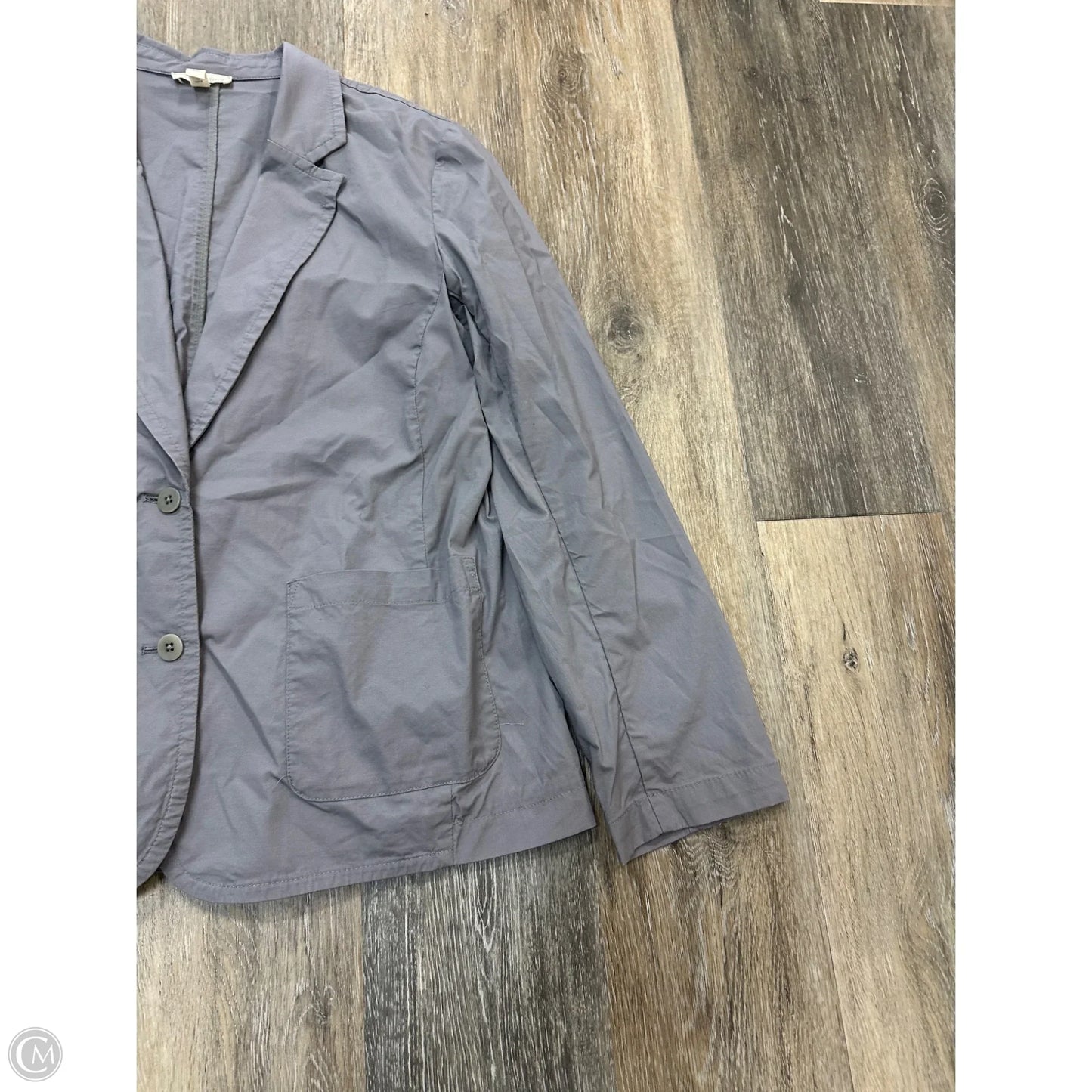 Jacket Other By Eileen Fisher In Grey, Size: M