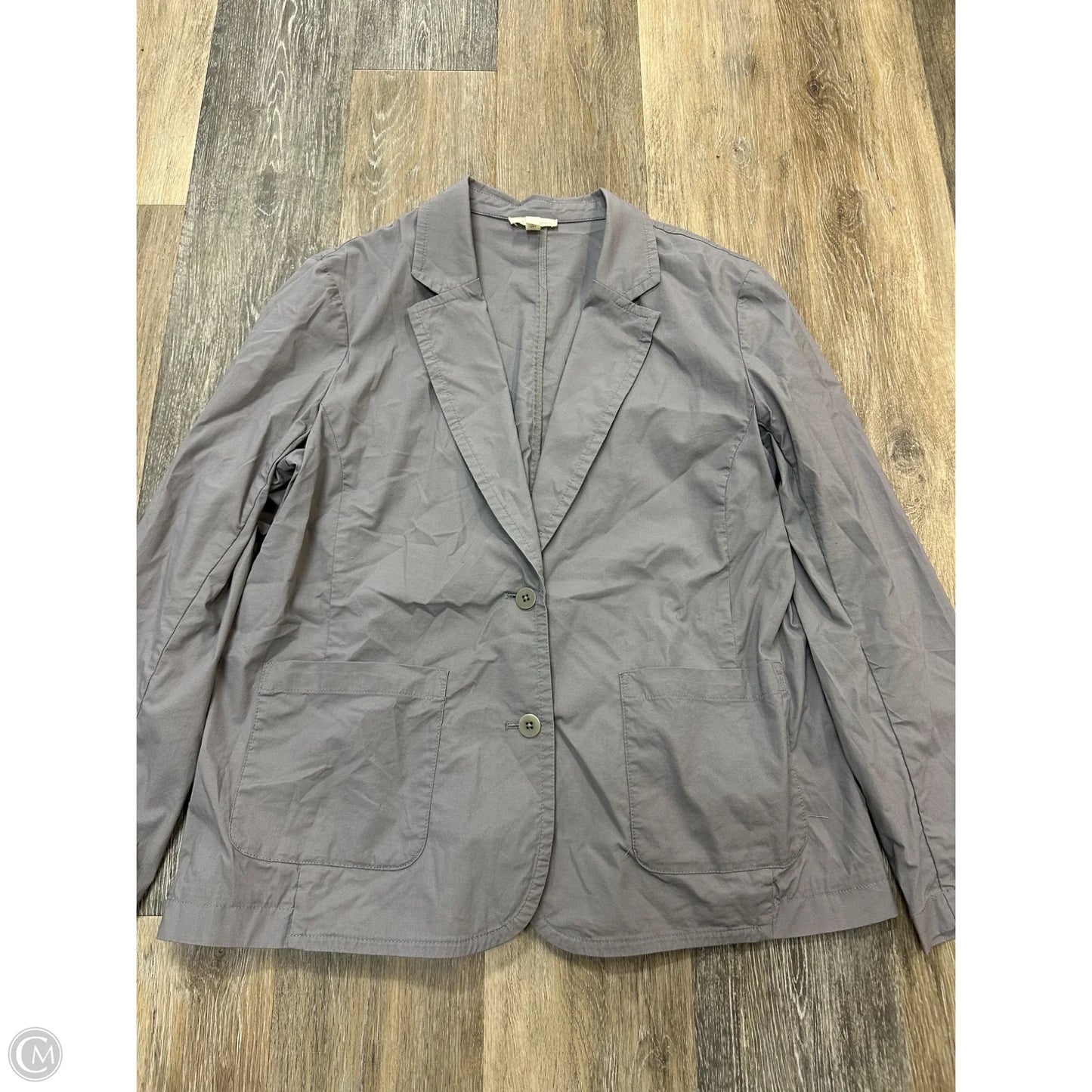 Jacket Other By Eileen Fisher In Grey, Size: M