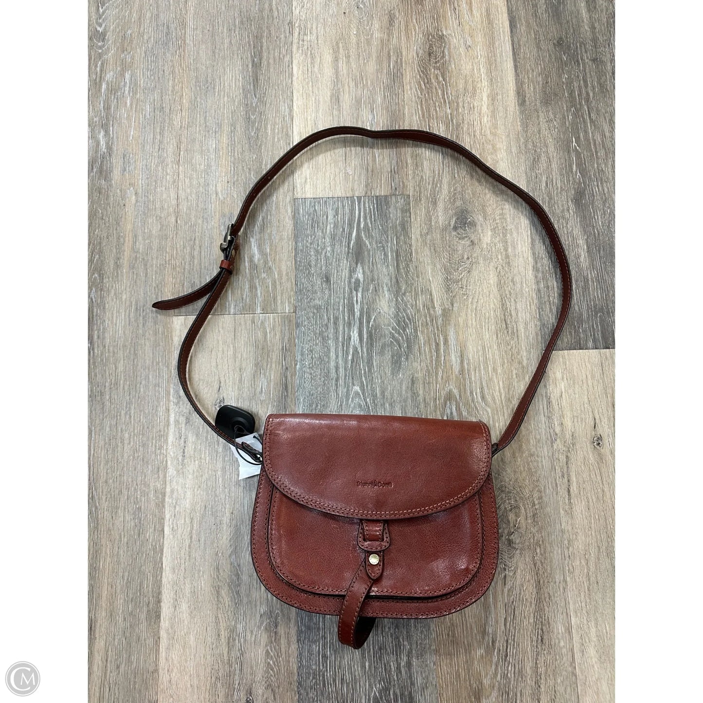 Crossbody Leather By Gianni Conti, Size: Medium