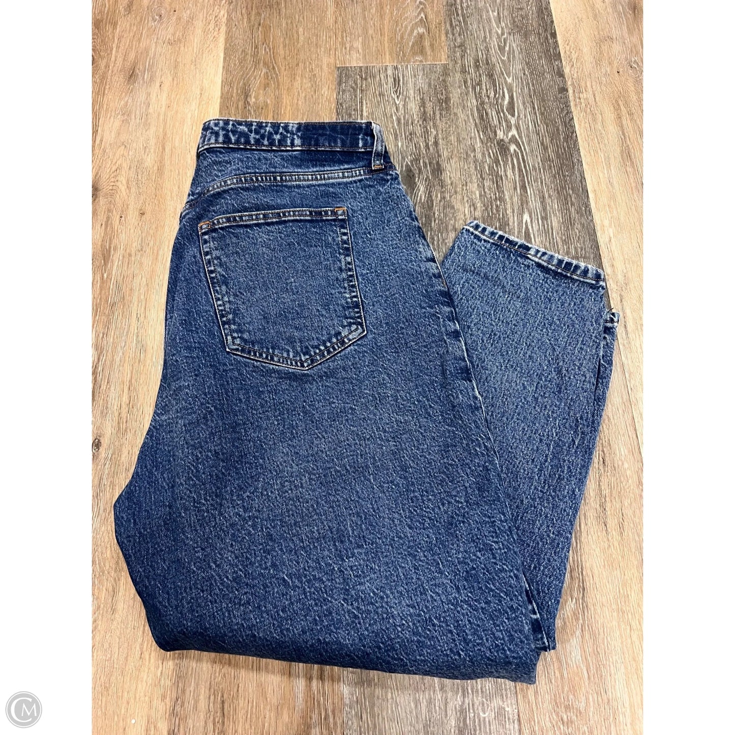 Jeans Straight By Abercrombie And Fitch In Blue Denim, Size: 16