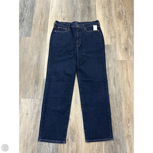 Jeans Straight By J. Crew In Blue Denim, Size: 10