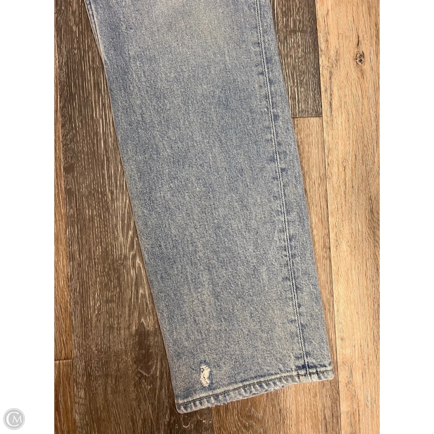 Jeans Straight By Abercrombie And Fitch In Blue Denim, Size: 4