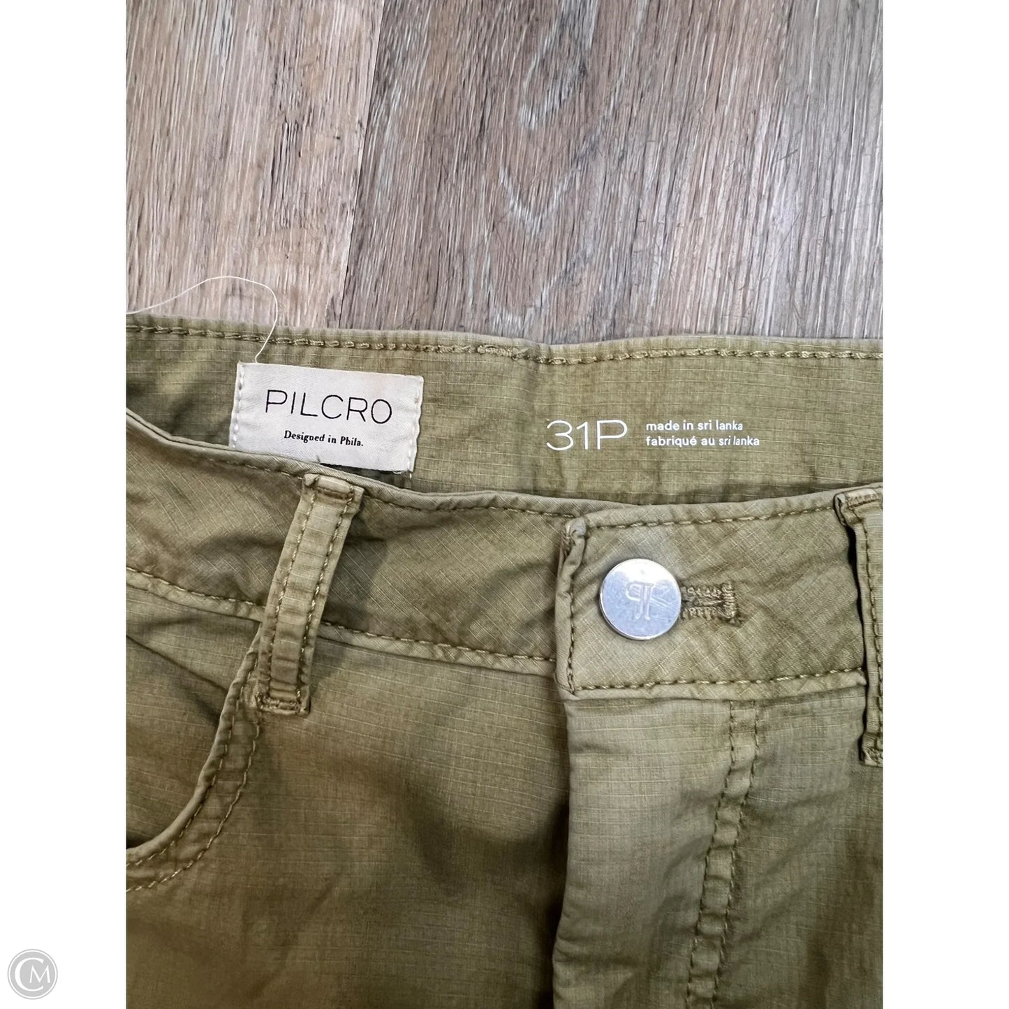 Pants Wide Leg By Pilcro In Green, Size: 12 Petite