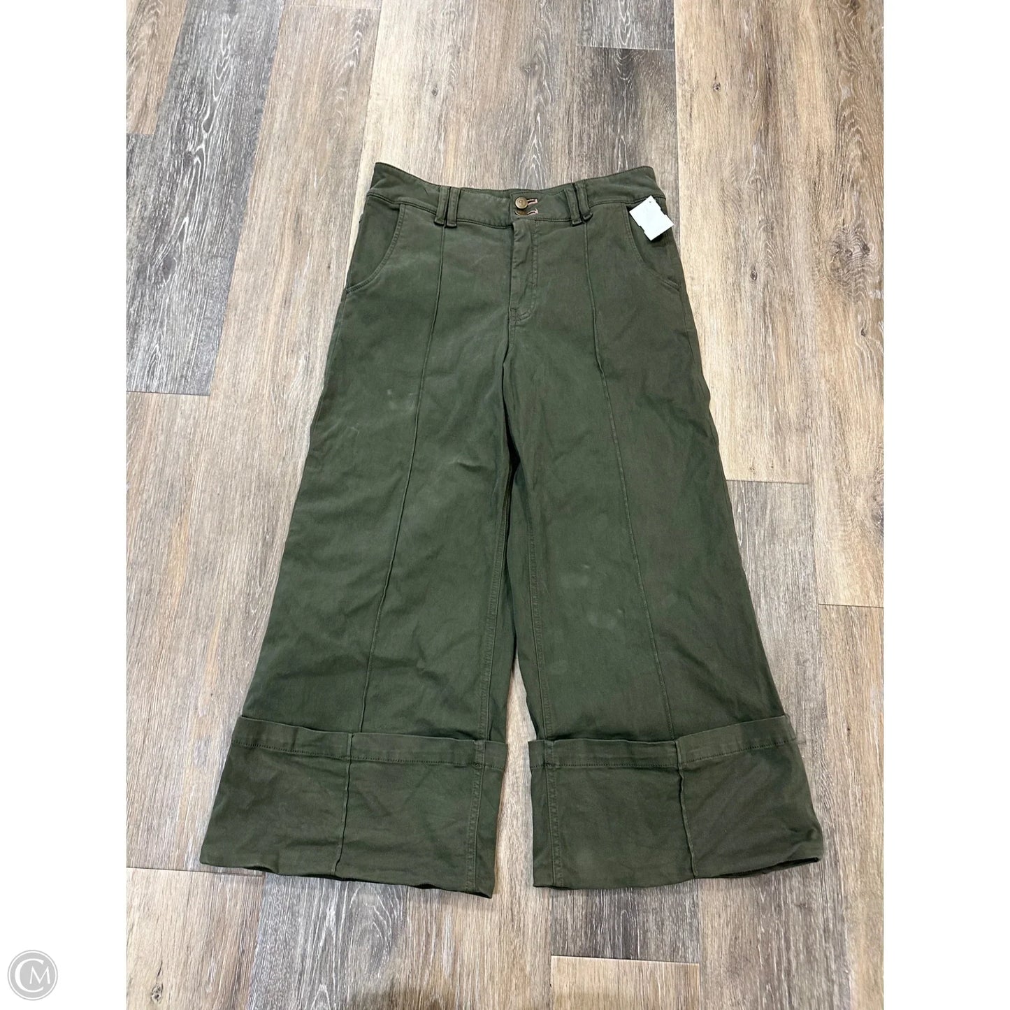 Pants Wide Leg By Pilcro In Green, Size: 12