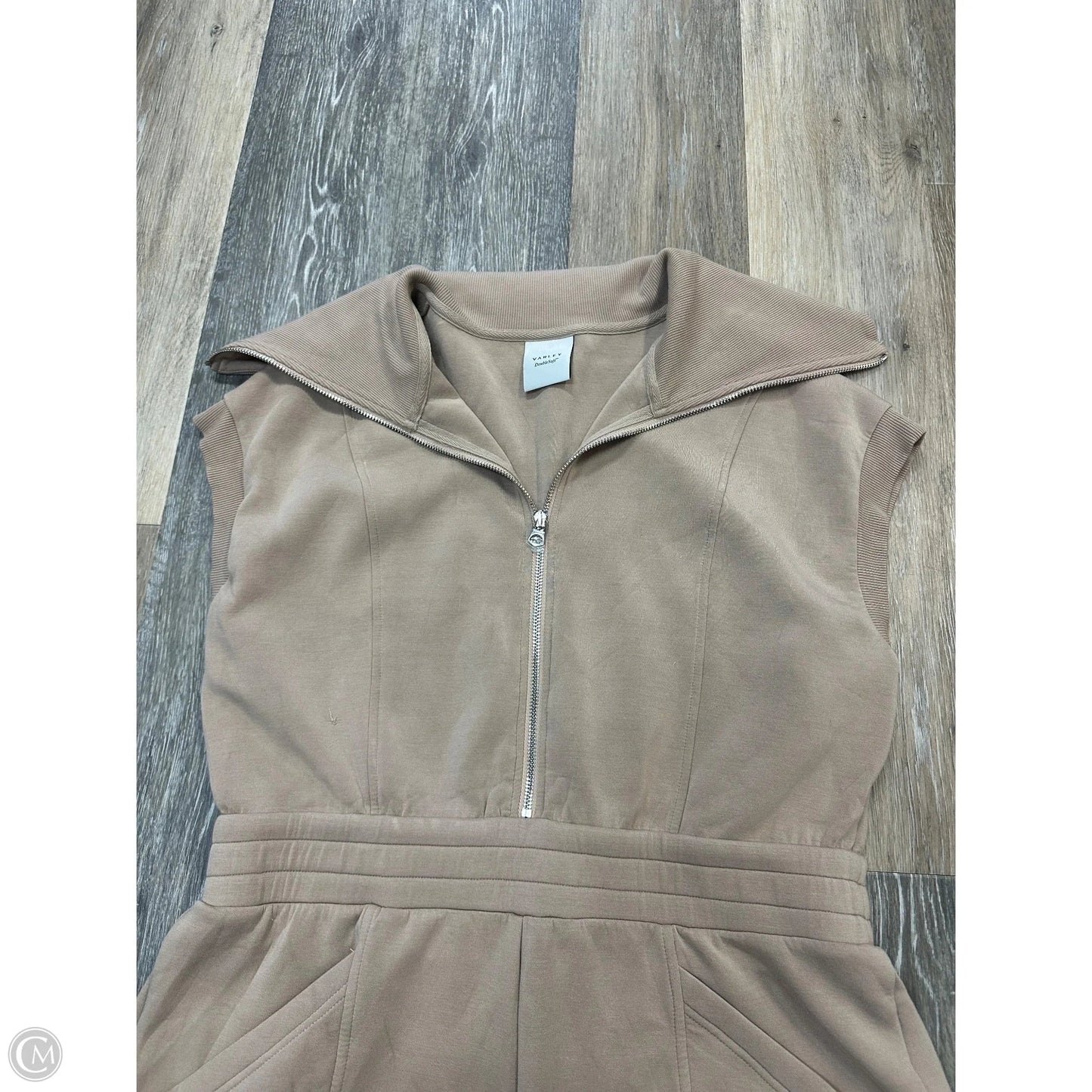 Romper By Varley In Tan, Size: Xl