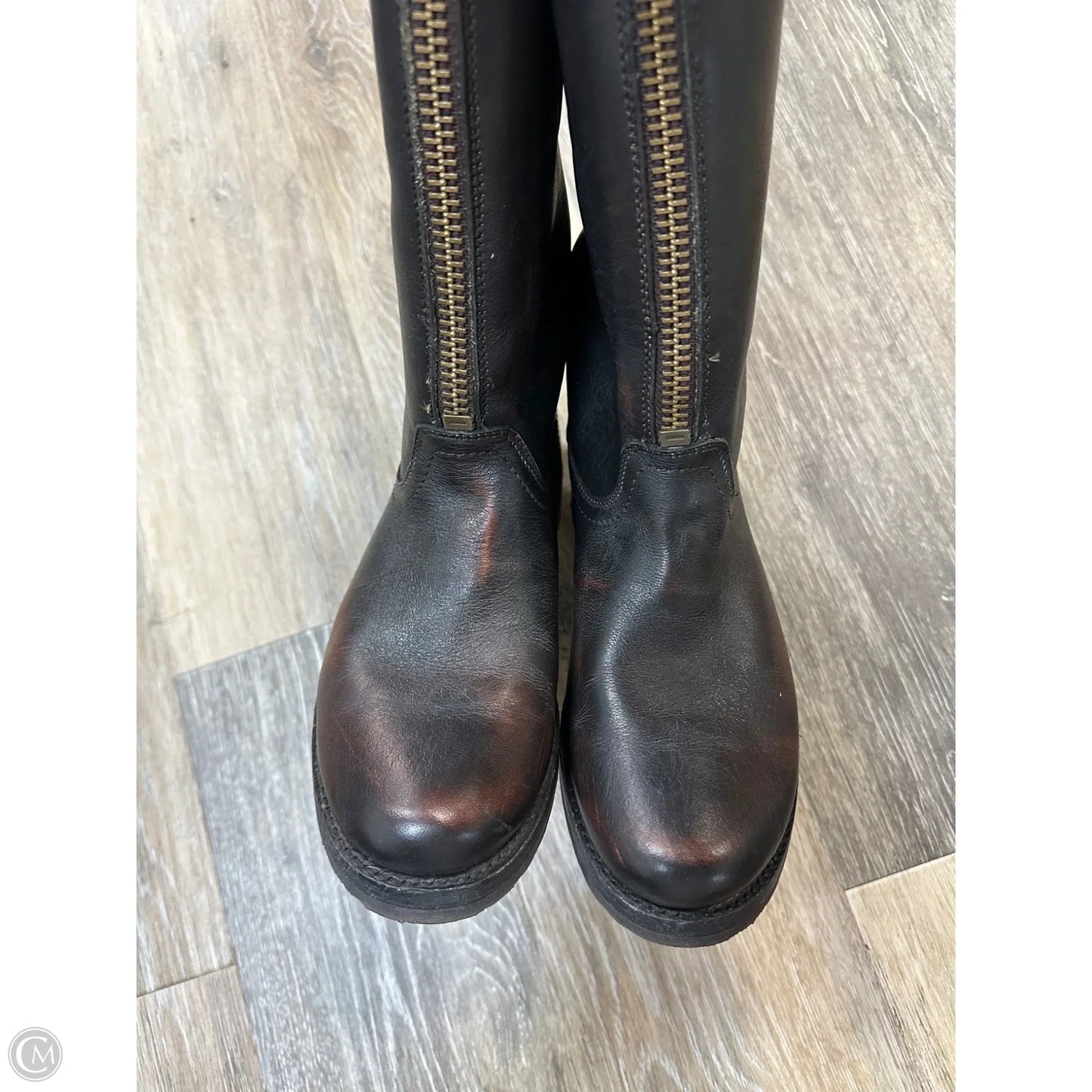 Boots Designer By Frye In Brown, Size: 7.5