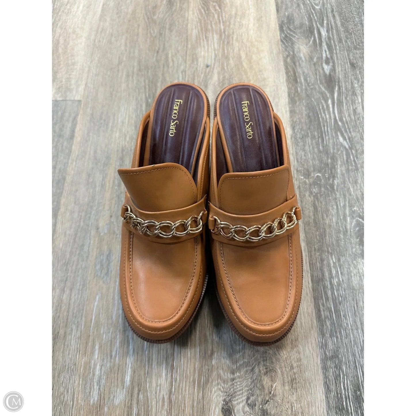Shoes Heels Block By Franco Sarto In Tan, Size: 10