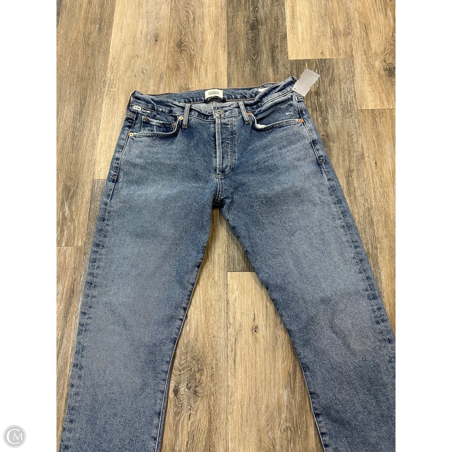 Jeans Straight By Citizens Of Humanity In Blue Denim, Size: 4