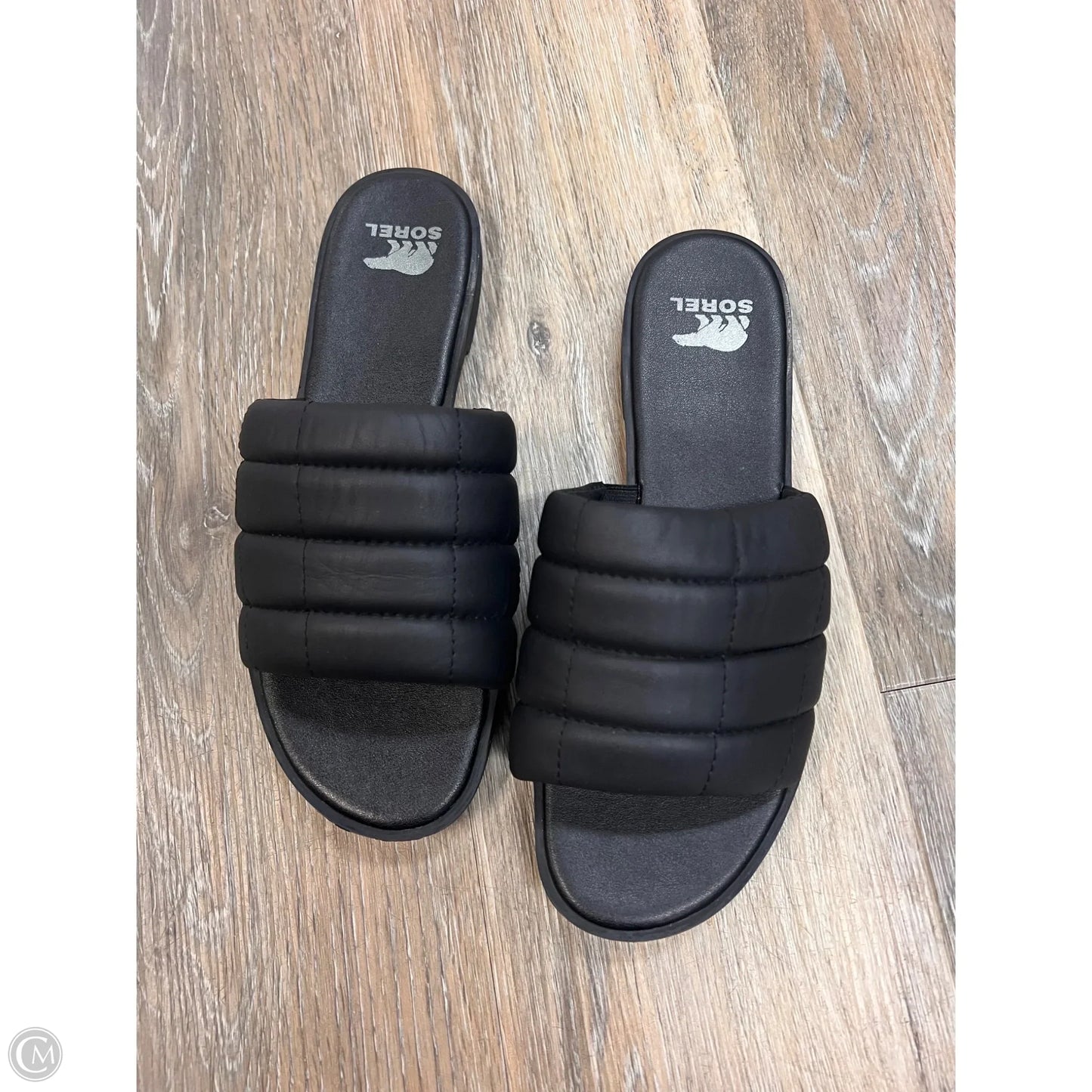 Sandals Flats By Sorel In Black, Size: 8