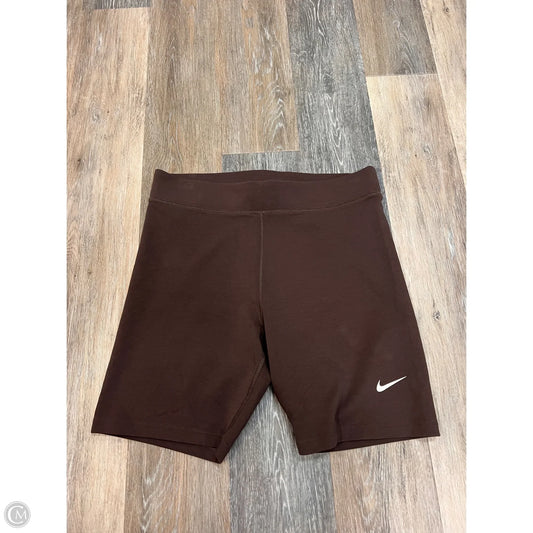 -Athletic Shorts By Nike Apparel In Brown, Size: Xl