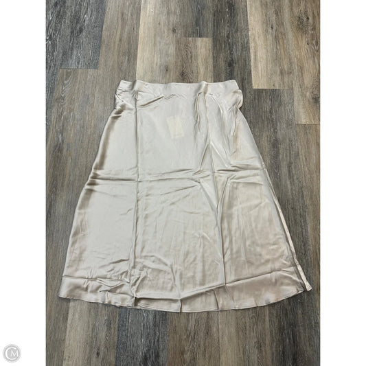 Skirt Midi By Quince In Beige, Size: 1x