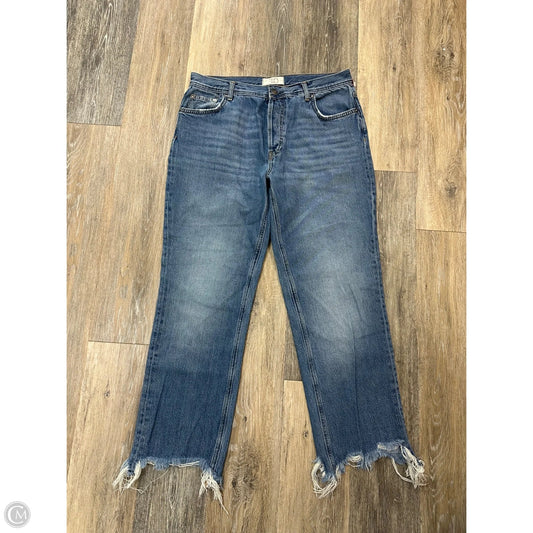 Jeans Straight By We The Free In Blue Denim, Size: 10