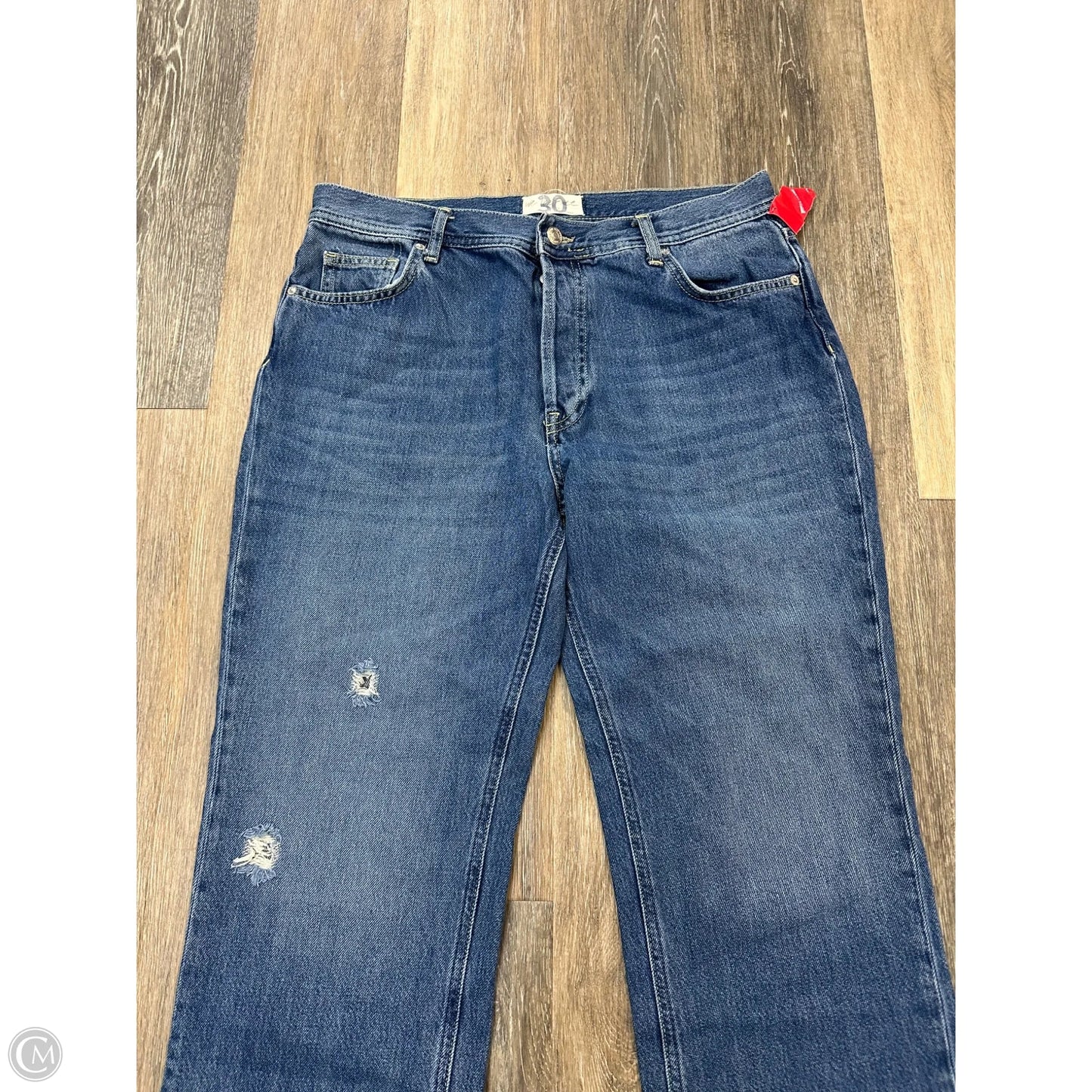 Jeans Straight By We The Free In Blue Denim, Size: 10