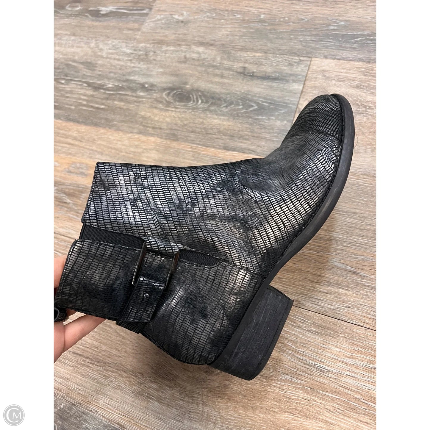 Boots Ankle Flats By Donald Pliner In Grey, Size: 9