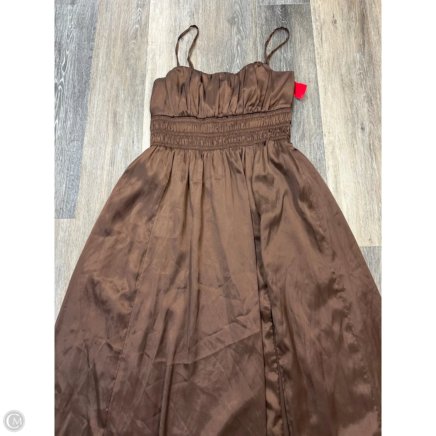Dress Party Long By Abercrombie And Fitch In Brown, Size: Lp
