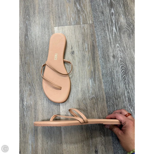 Sandals Flip Flops By TKEES In Tan, Size: 7