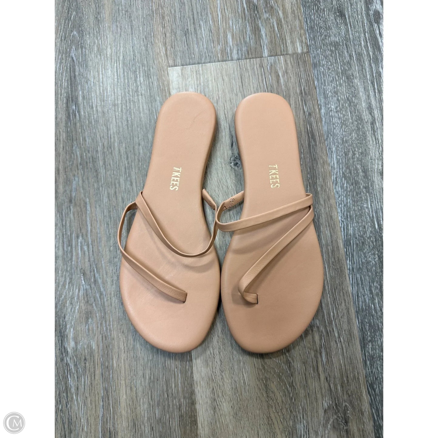 Sandals Flip Flops By TKEES In Tan, Size: 7