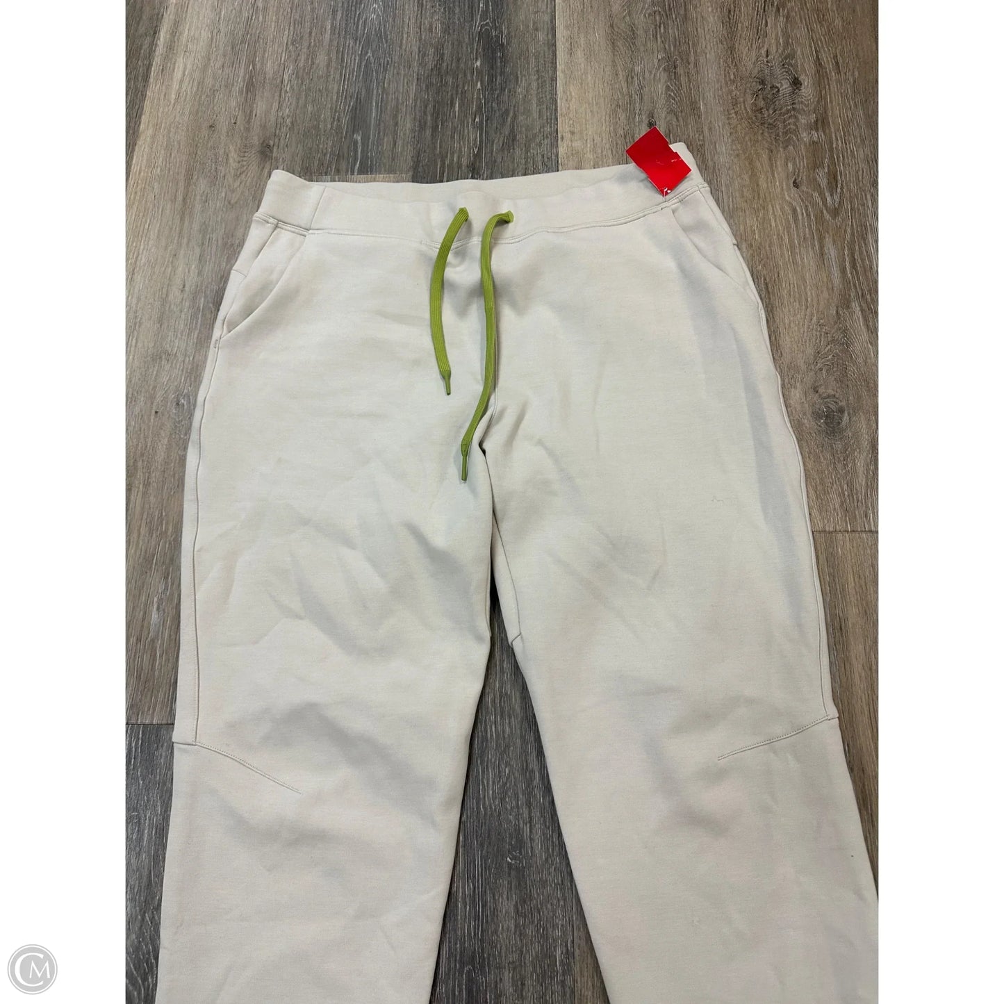 Athletic Pants By Noli In Cream, Size: L