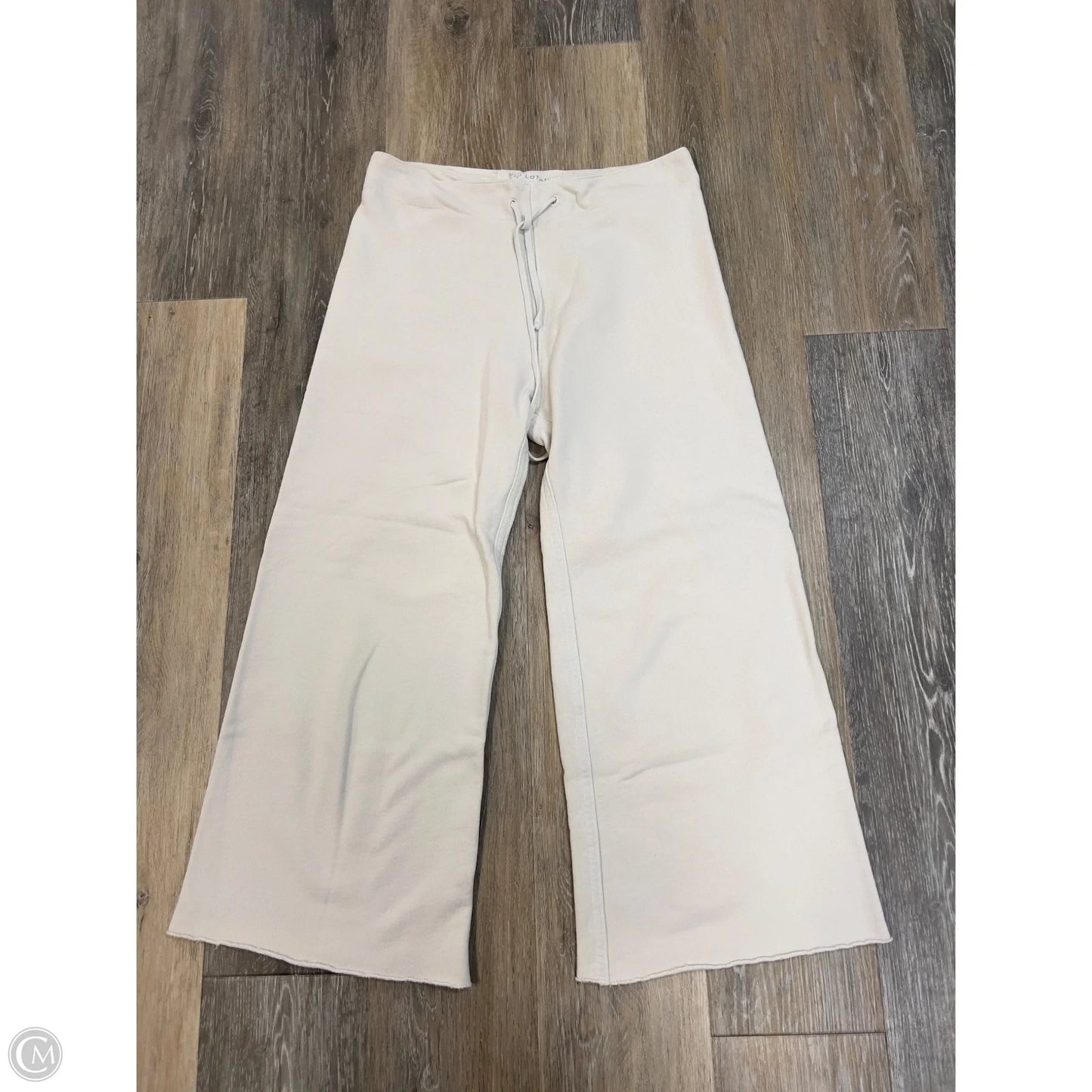 Pants Lounge Crop By Nili Lotan In Cream, Size: Xs