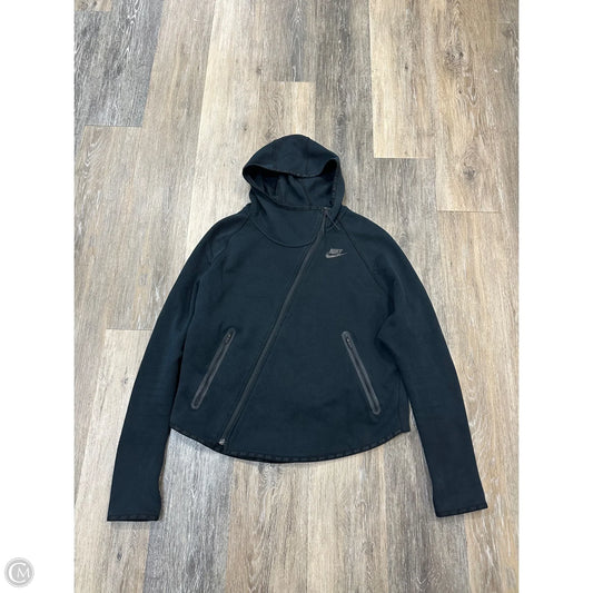 Athletic Sweatshirt Hoodie By Nike Apparel In Black, Size: M