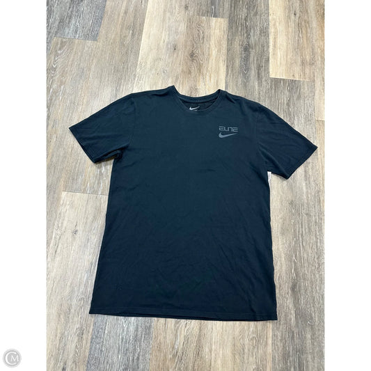 Athletic Top Short Sleeve By Nike Apparel In Black, Size: M