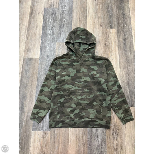 Athletic Sweatshirt Hoodie By Lululemon In Camouflage Print, Size: 10