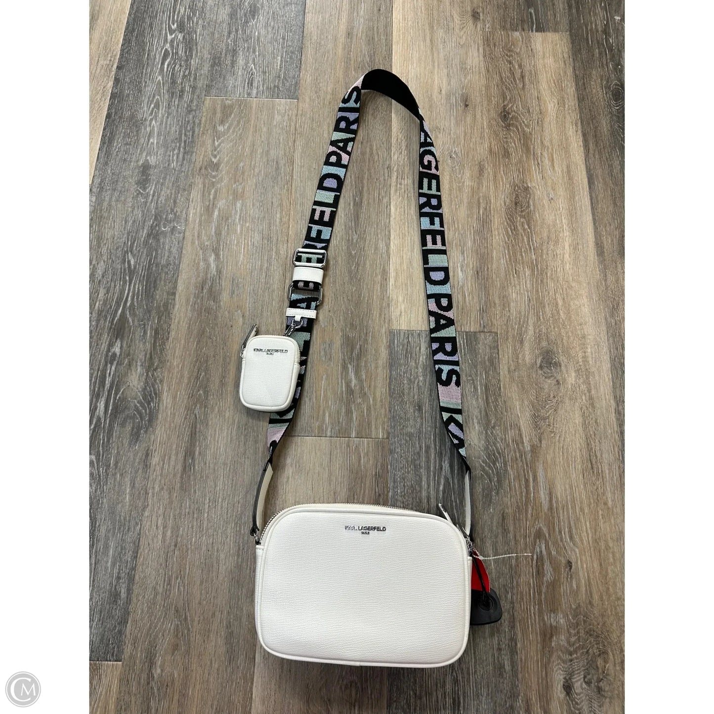 Crossbody Designer By Karl Lagerfeld, Size: Medium