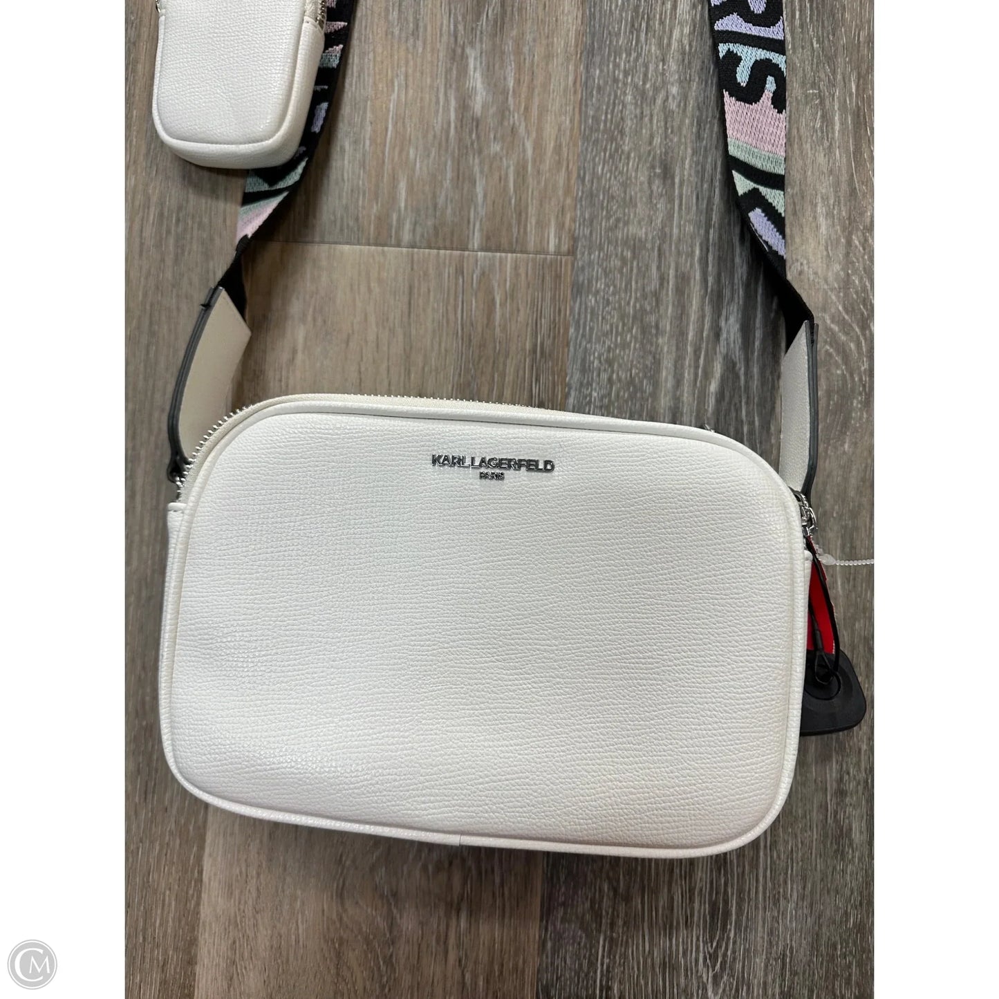 Crossbody Designer By Karl Lagerfeld, Size: Medium