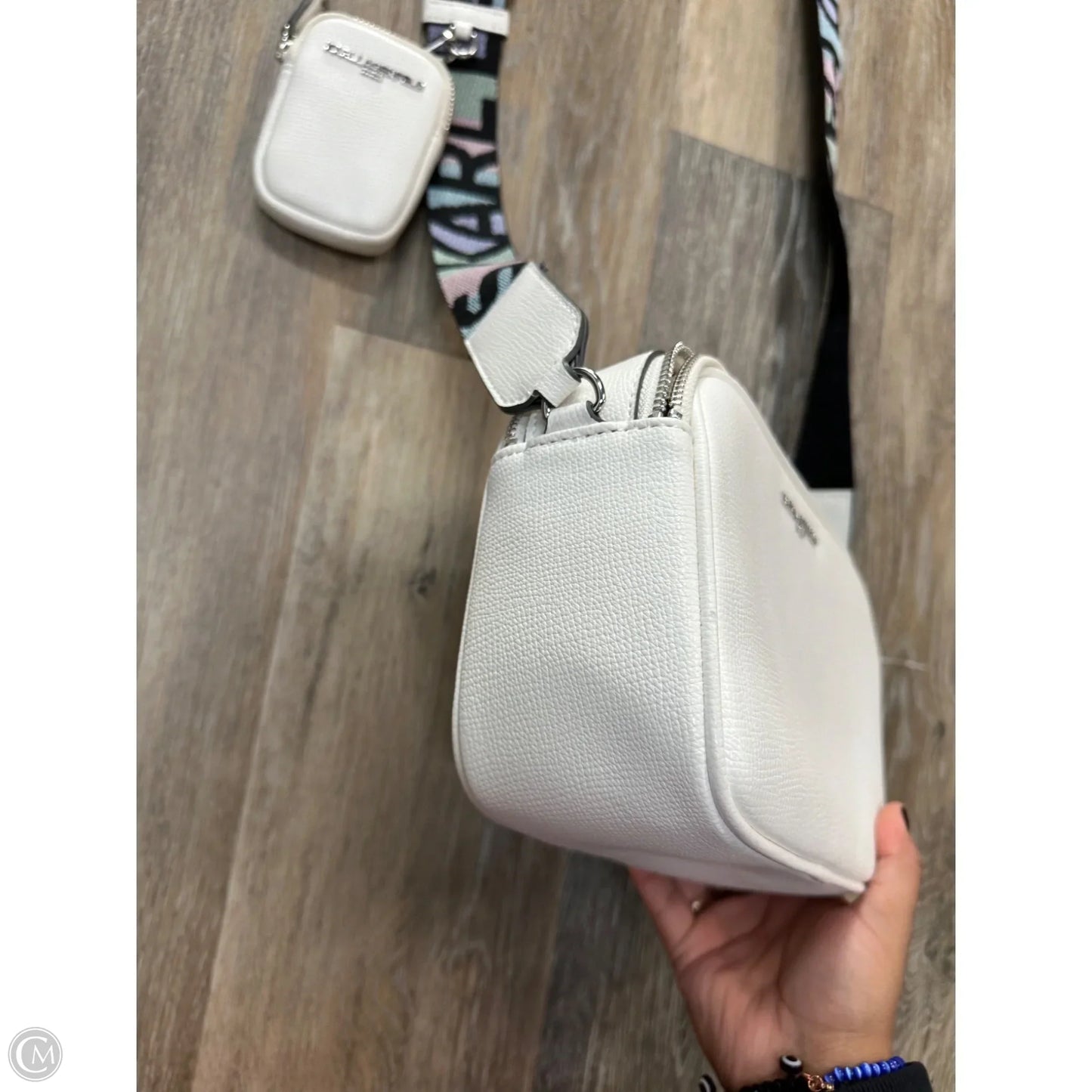 Crossbody Designer By Karl Lagerfeld, Size: Medium