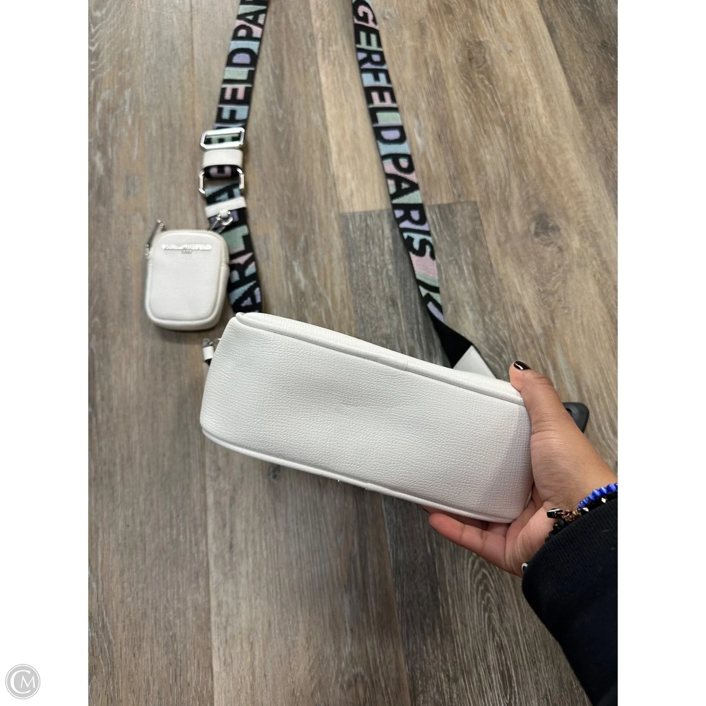 Crossbody Designer By Karl Lagerfeld, Size: Medium